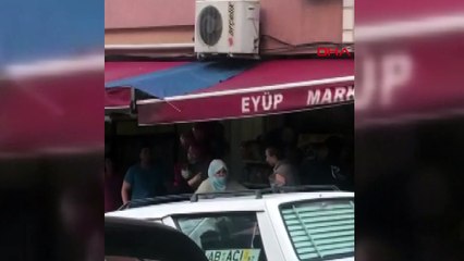 Oğlunu ekmek bıçağıyla kovaladı