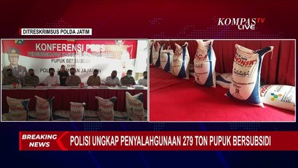 Polisi Ungkap Penyalahgunaan 279 Ton Pupuk Bersubsidi Ilegal di Jawa Timur! Siapa Dalangnya?