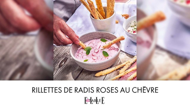 Rillettes de radis roses au chèvre