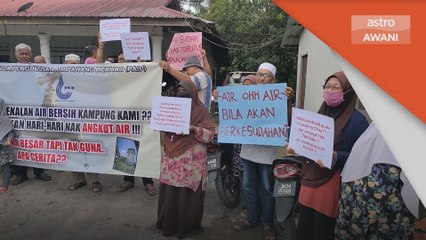 Krisis Air | Penduduk rayu segerakan isu air