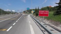 Bolu Dağı Tüneli'nin İstanbul yönü 35 gün trafiğe kapatıldı