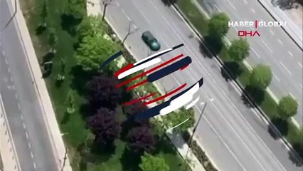 Trafik magandası pes dedirtti! Sahil yolunu trafiğe kapadı ve drift yaptı