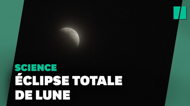 Les magnifiques images de l'éclipse totale de Lune