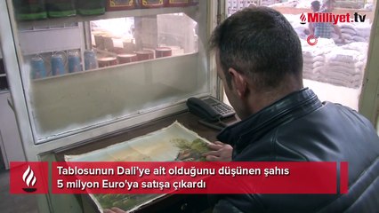 Tablosunun Dali’ye ait olduğunu düşünen şahıs 5 milyon Euro'ya satışa çıkardı