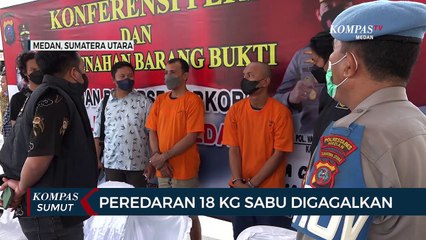 Polisi Tangkap 2 Kurir Narkoba di Medan
