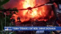 Diduga Korsleting, 7 Rumah Dinas Karyawan Rumah Sakit Marzoeki Mahdi Bogor Hangus Terbakar