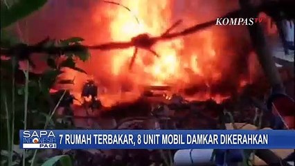 Download Video: Diduga Korsleting, 7 Rumah Dinas Karyawan Rumah Sakit Marzoeki Mahdi Bogor Hangus Terbakar