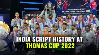 Historic India Win In Thomas Cup 2022 | India Defeats 14 Time Champion Indonesia 3-0