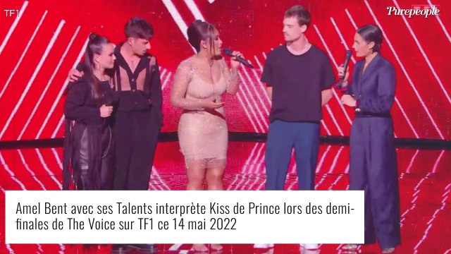 Amel Bent très remarquée en robe moulante à paillettes : son look onéreux décrypté