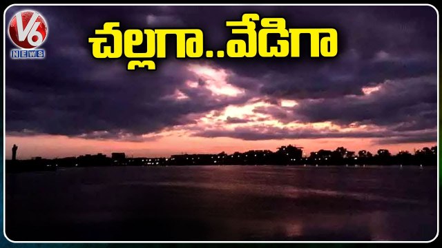 Weather Report _ Different Weather Temperature Continues In Delhi , Rain Alert For Telangana _ V6