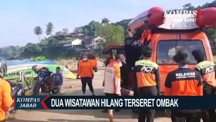 Download Video: 2 Wisatawan Terseret Ombak Pantai Pelabuan Ratu