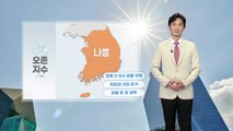 [날씨] 내일 맑고 다소 더워...오존 지수 '나쁨' / YTN