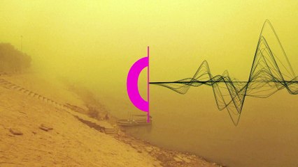 A thick layer of orange dust covers Baghdad