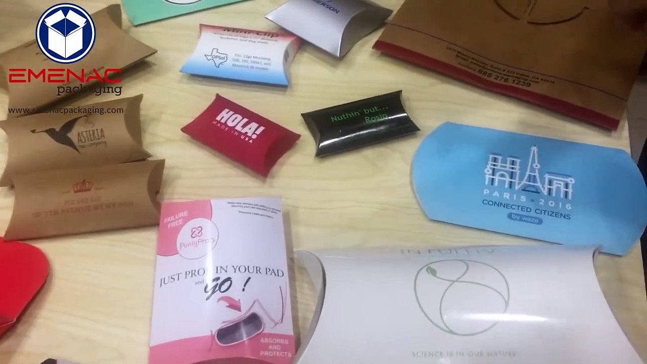 3 Important Points to Consider While Ordering Custom Pillow Boxes - Emenac Packaging USA