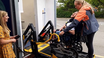 School first to have adapted bus called AccessoLoo