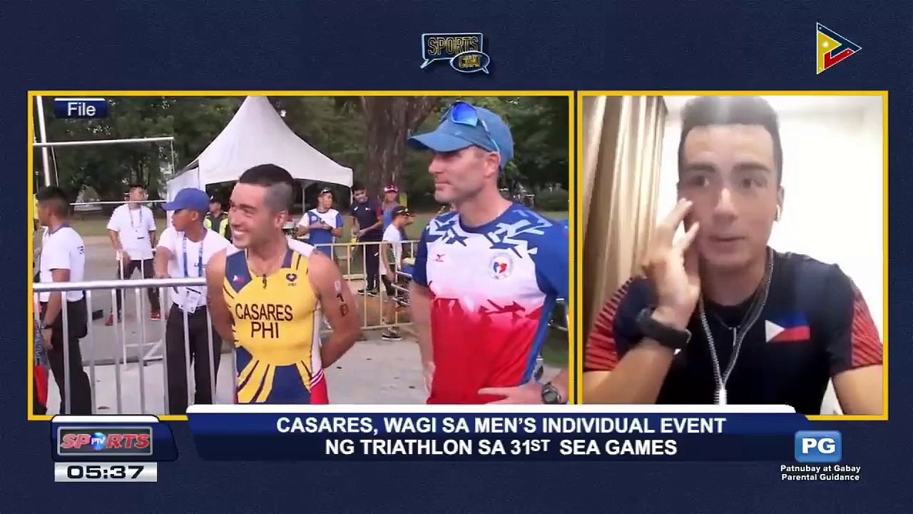 Casers, wagi sa men's individual event ng triathlon sa 31st SEA Games