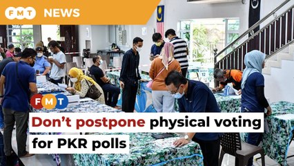 Don’t postpone physical voting midway, says Fahmi