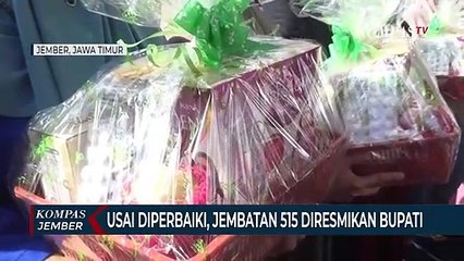 Bupati Jember Resmikan Jembatan 515 Penghubung Antar Desa