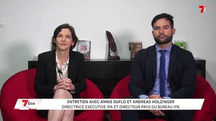 7Eco avec Annie Dulfo (directrice exécutive IPA) et Andreas Holzinger (directeur pays IPA)