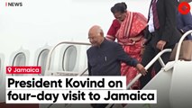 President Kovind Arrives In Jamaica; To Hold Talks With Prime Minister Of Jamaica