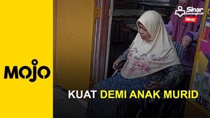 Berkerusi roda tak halang Cikgu Saadiah curah ilmu