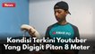 Kondisi Terkini YouTuber Pencinta Reptil Amar PD Usai Digigit Piton 8 Meter !!