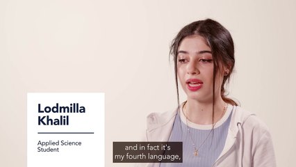 Lodmilla Khalil fled Syria for a new life in Sheffield and is now studying pharmacy.