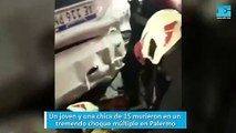 Tremendo choque múltiple en Palermo
