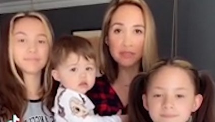 Myleene Klass shares fire drill with family