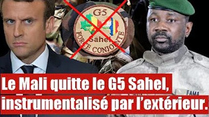 Le Mali annonce son départ du G5 Sahel