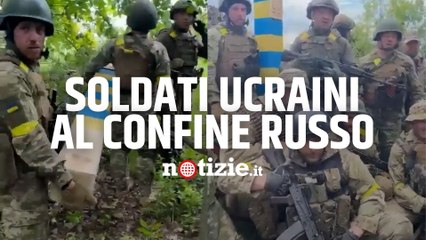 Descargar video: Guerra Russia-Ucraina, le truppe di Kiev arrivano al confine russo e festeggiano la vittoria su Karkhiv