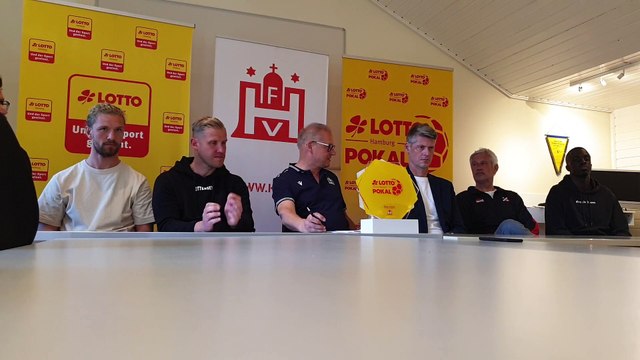 Die PK zum Pokalfinale zwischen Altona 93 und Teutonia 05 - Teil 1