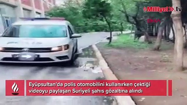 Polis otosuyla video çekti! Sınır dışı edilecek