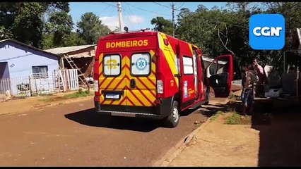 Trabalhador quebra a perna após sofrer queda de plano elevado no Jardim Melissa