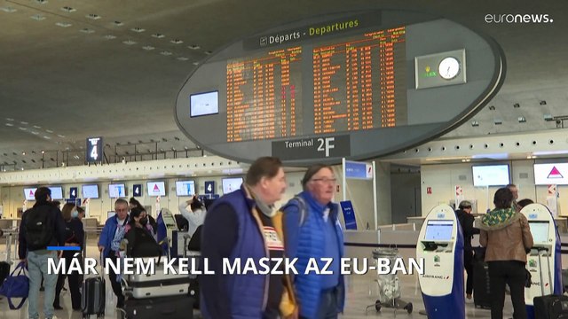 Már nem minden EU-s repülőn kell maszk