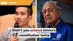 Didn’t you amend Umno’s constitution twice, Shahril asks Dr M