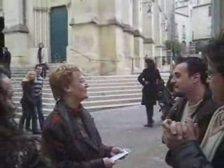Campagne de tractage du TAUST : Hélene Mandroux guest-star