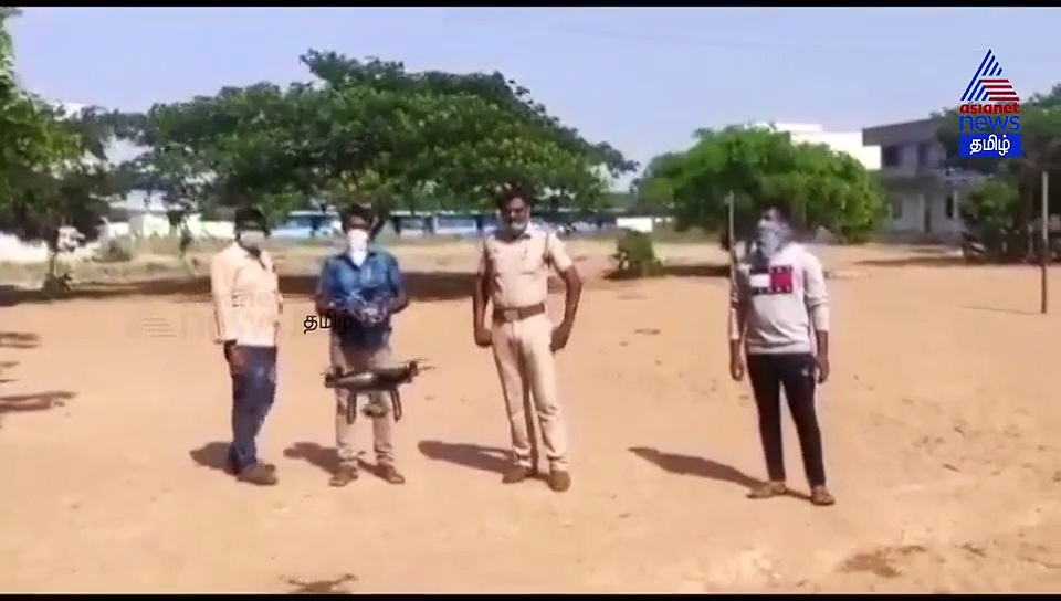 நடுக்காட்டில் காதல் ஜோடியின் லீலைகள்.. Drone Camera மூலம் விரட்டிய திருவள்ளூர் காவல்துறை..! வீடியோ
