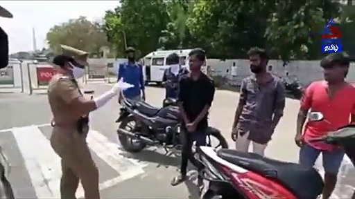 இணையத்தை தெறிக்கவிட்ட திருப்பூர் காவலர்களின் நடவடிக்கை..! வைரல் வீடியோ..
