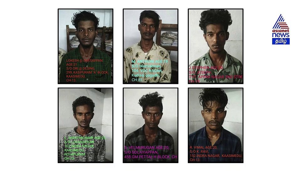 ரவுண்டு கட்டி பகை தீர்த்த ரவுடி கும்பல்..! 20 வயது இளைஞர்கள் செய்த வெறிச்செயல் சிசிடிவி வீடியோ..