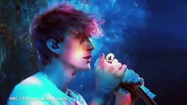 Megan Fox spills out of Billboard Awards gown as Machine Gun Kelly fuels pregnancy rumours