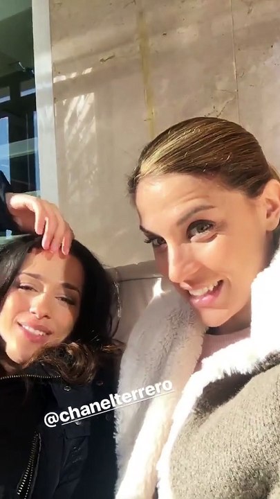 Chanel junto a Cristina Llorente