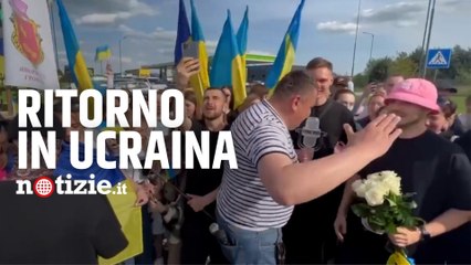 Kalush Orchestra, i vincitori dell’Eurovision tornano in Ucraina: accoglienza incredibile alla frontiera