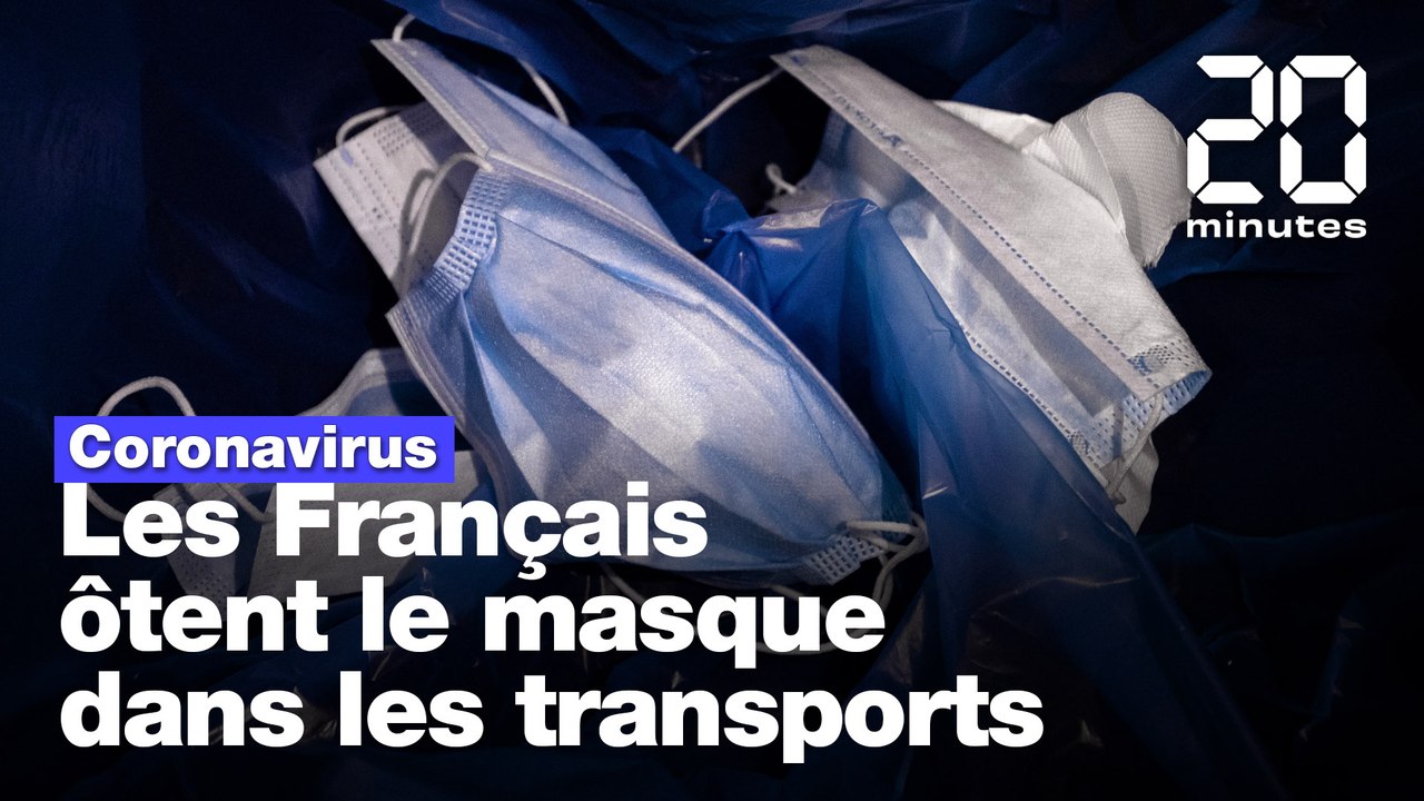 Les Français ôtent le masque dans les transports
