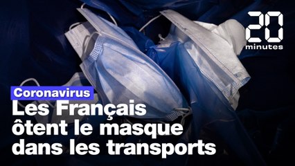 Les Français ôtent le masque dans les transports