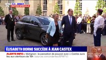 Regardez l'arrivée d'Elisabeth Borne à Matignon le 16 mai 2022 à 19h pour la transition avec Jean Castex