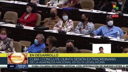 Miguel Díaz-Canel: Somos un Estado socialista de Derecho que tiene derecho a existir