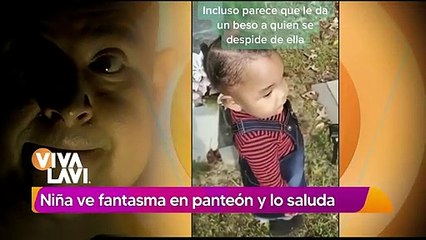 Niña asombra a familia tras acudir a panteón y saludar a "fantasma"