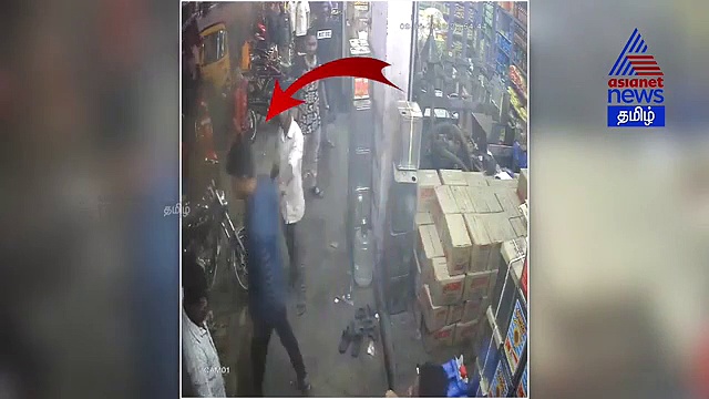 ராயப்பேட்டையில் இளைஞரை கத்தியால் வெட்டும் நபர்..! பரபரப்பு சிசிடிவி வீடியோ..