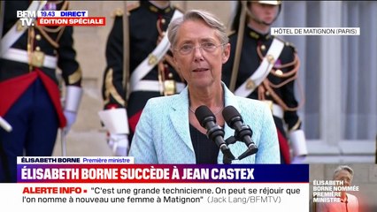 "Tu as su conquérir le cœur des Français": l'hommage d'Élisabeth Borne à Jean Castex